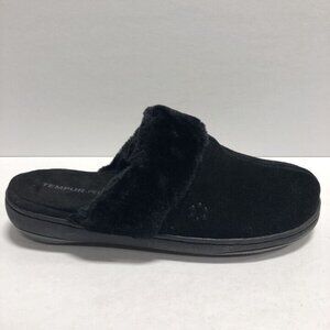 Tempur-Pedic Women’s Kensley Black Slippers, Size 10M
